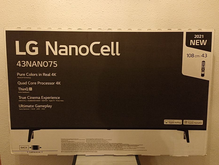 Smart TV LG-43NANO75, UHD(4K), NOU,
