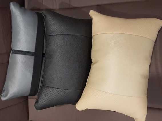 Възглавнички За Подглавник Кола Автомобил Черна Сива Бежава 2бр к-т