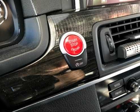 [pentru toate modelele BMW] Buton Capac Start Stop Negru Rosu Albastru