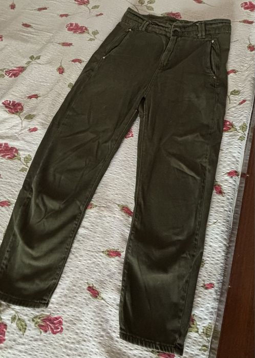 Blugi verde militar - Zara