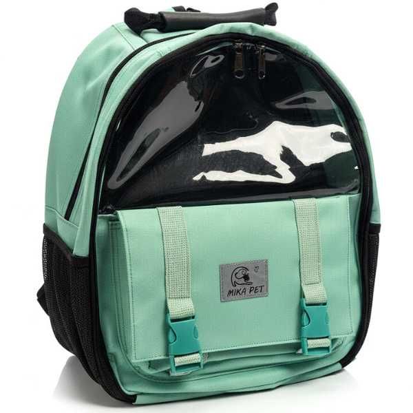 Раница за Домашен Любимец - Куче/Коте - 40см/30см/18см - Светлозелена