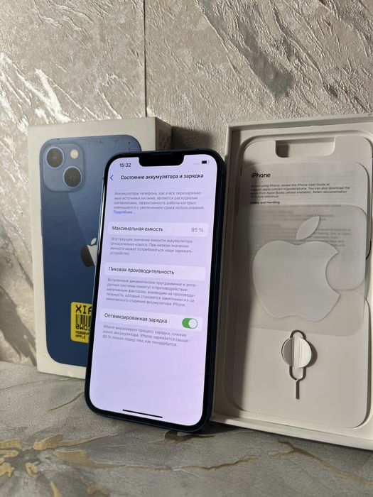 IPhone 13 128GB. 85%. Идеальное состояние