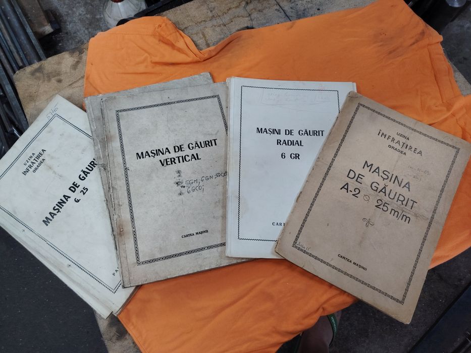 Carte tehnica strung freză mașină de găurit