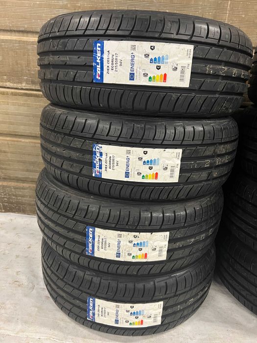 4 Нови летни гуми 215/55R17 Falken ZIEX ZE914A EcoRun 94V с борд