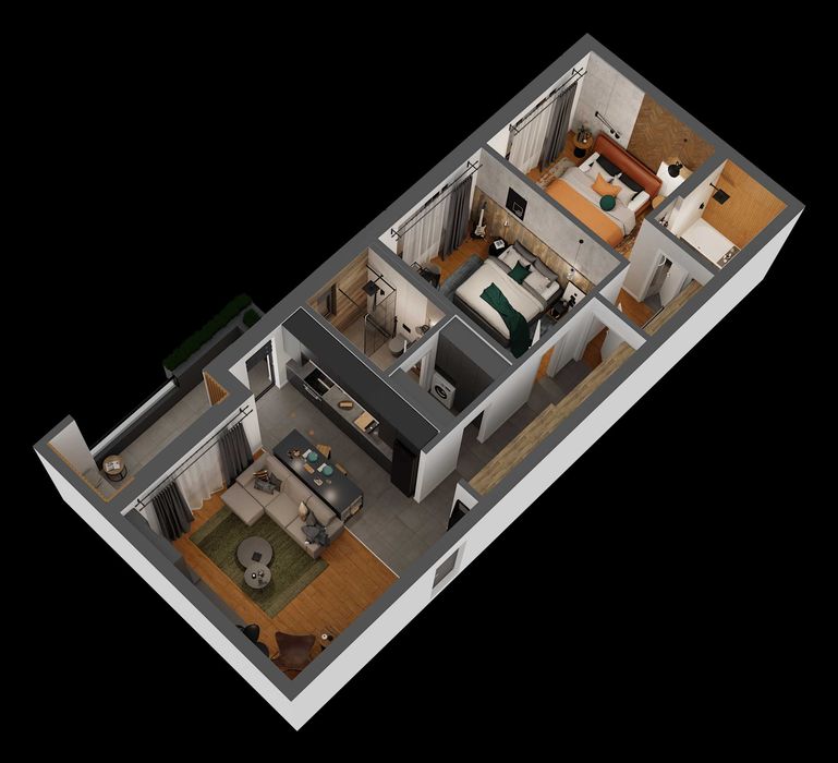 Ap. 3 camere in bloc nou - Sofisticat, Premium, Intim | Neséa Residence