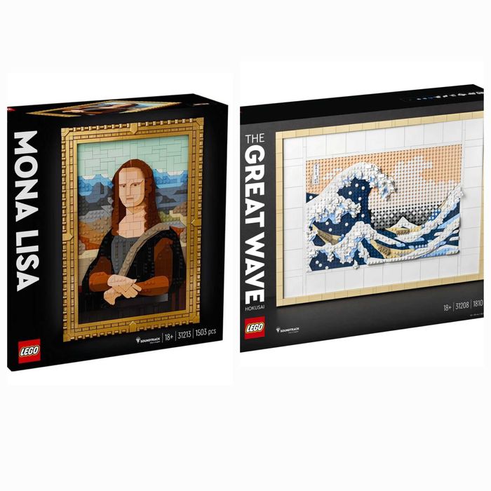 Нови Lego Art - Мона Лиза (31213) и Голямата вълна (31208)