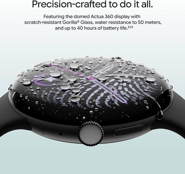 НОВ! Смартчасовник Watch Google Pixel Watch 5 41mm BT Obsidian Гаранция!