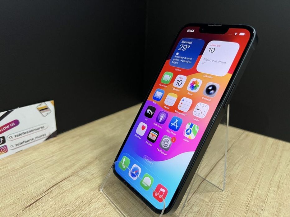 iPhone 14 128Gb Midnight Second-Hand 3 ani garanție, Telefoane Mures