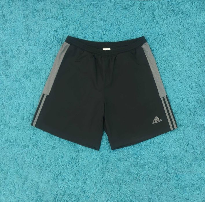 Pantaloni scurti Adidas - stripes grey