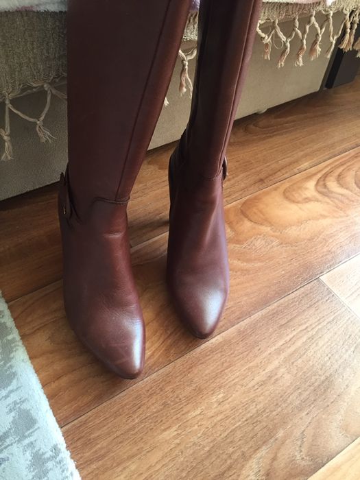 Сапоги кожаные