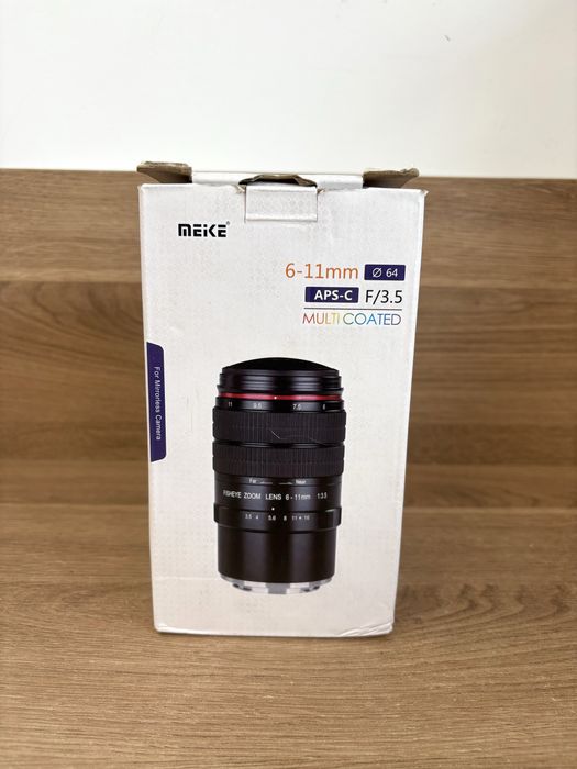 Obiectiv Meike 6-11mm F/3.5, Fish Eye, APS-C, Montura M4/3, - Nou!