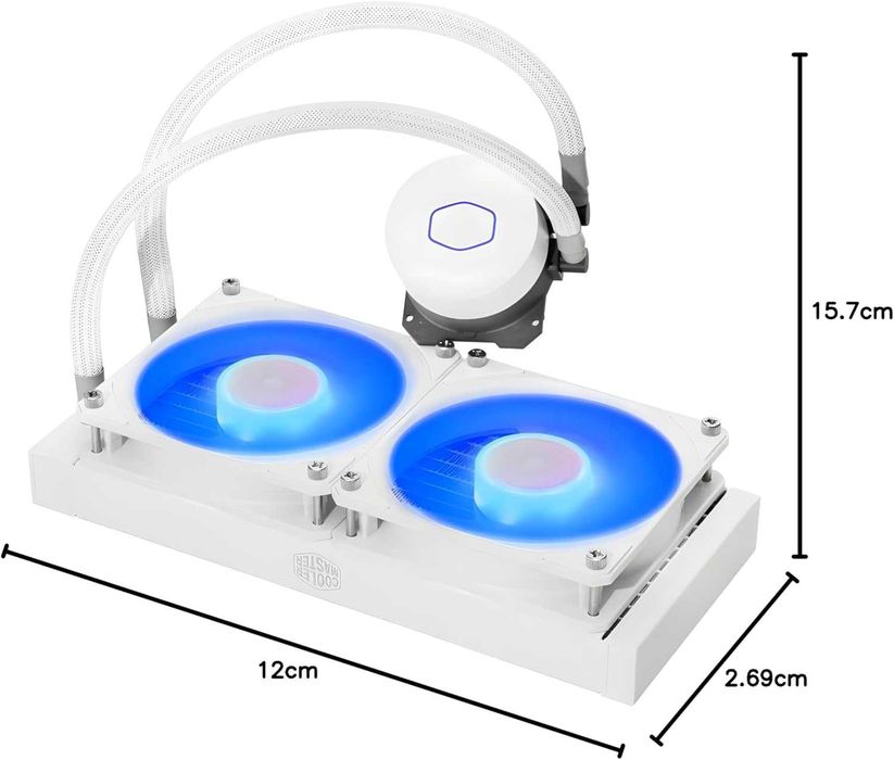 Racire procesor CoolerMaster ML240L V2 RGB White – AIO 240mm