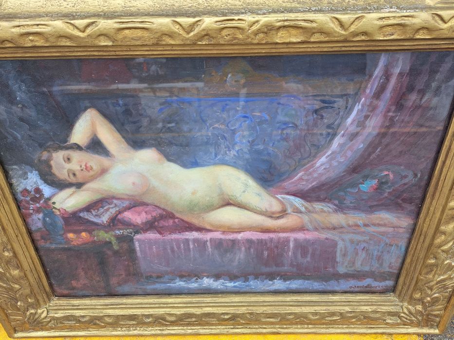 Pictura veche semnata