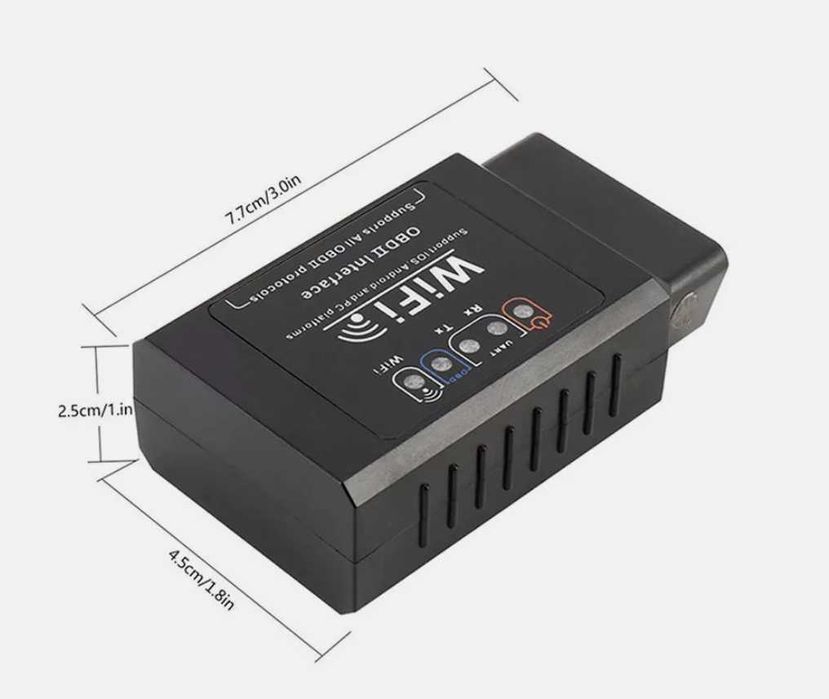 Тестер за автомобилна диагностика, OBD2, WI-FI - IOS/Android*