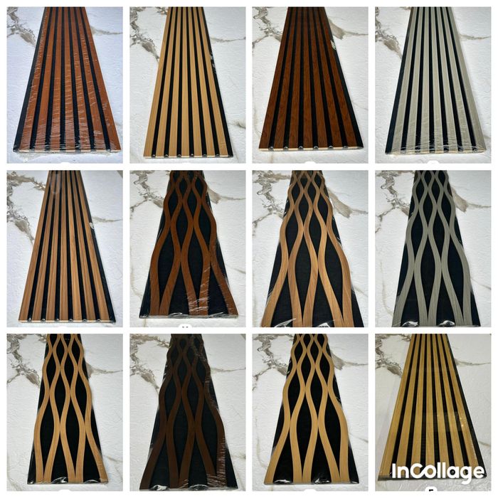 Гибкий мрамор и бамбуковые панели