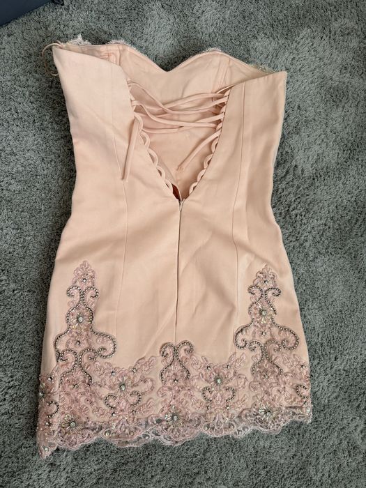 Корсетное платье коктельное