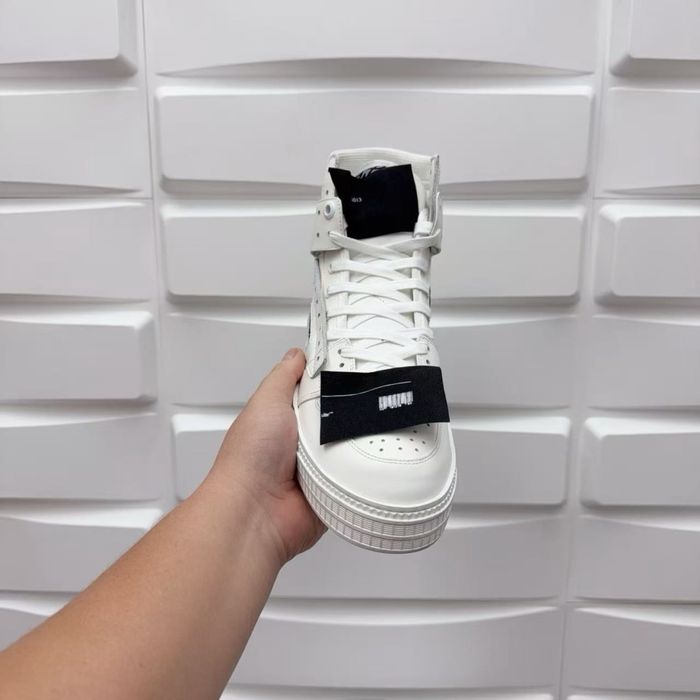 Off-White 3.0 Off Court High-Top Sneakers – White/Black Tag