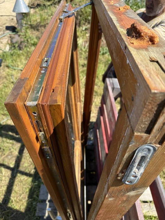 Fereastra lemn geam termopan sprosuri H 140 x L 92 Germania 3 buc