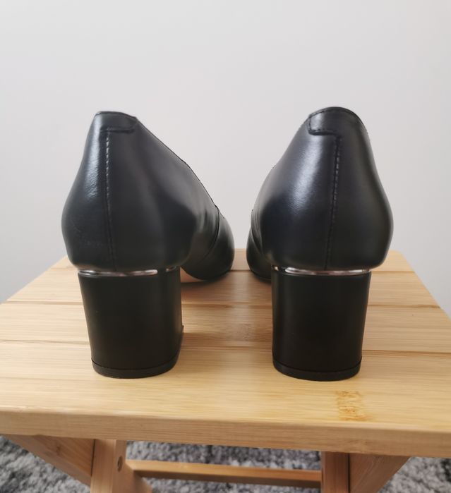 Pantofi negri piele naturala