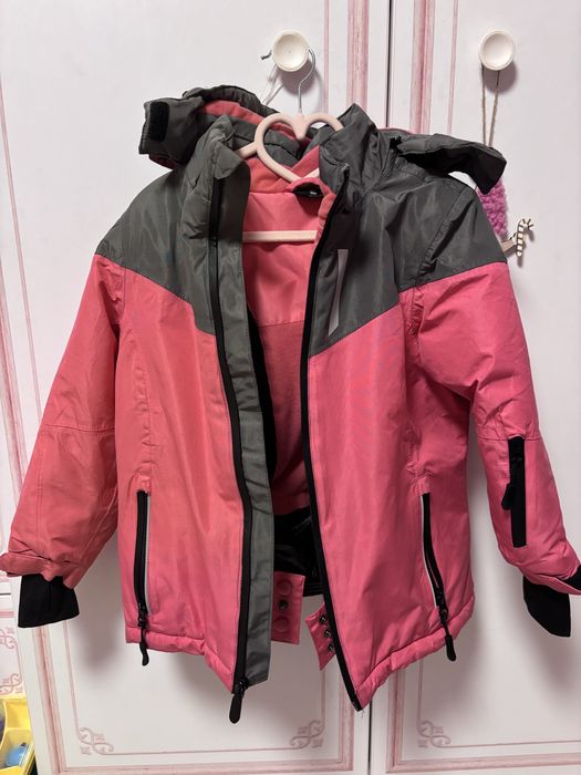 Geaca ski marime 110/116 roz pentru fetite