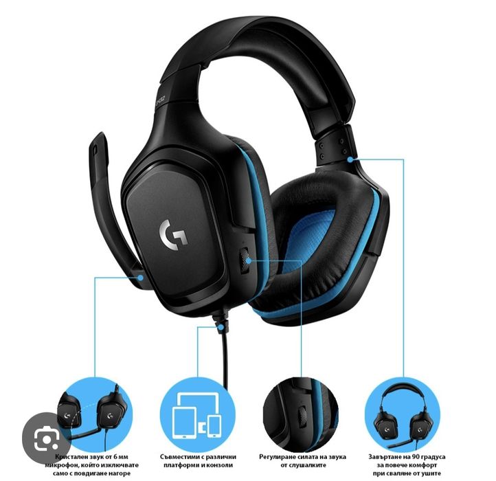 Гейминг слишалки Logitech