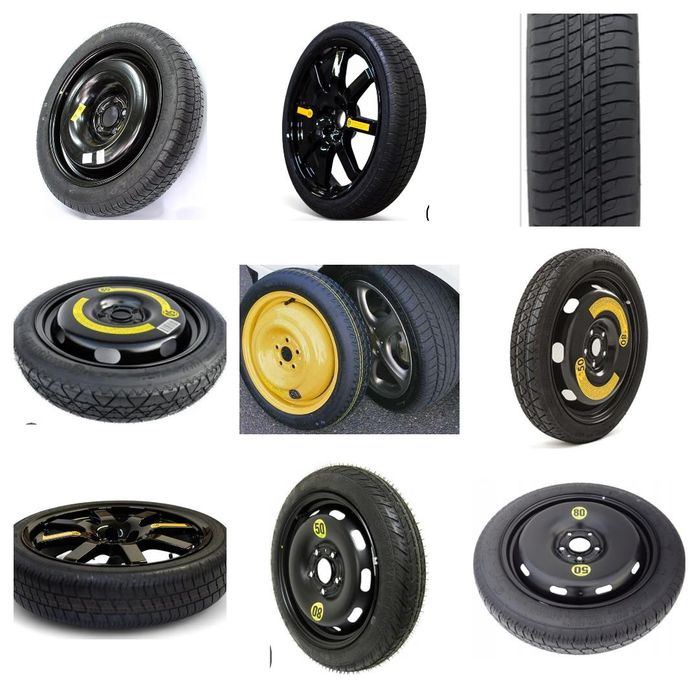 Roată rezervă slim 5x112 Audi Volkswagen Skoda Seat