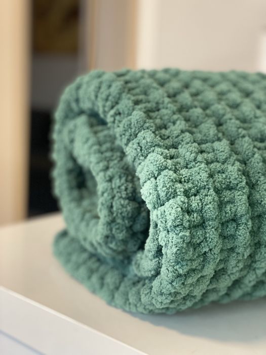 Намалени ръчно плетени одеала дебели и тънко