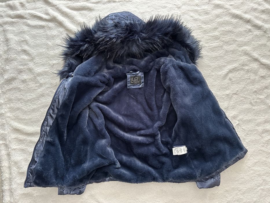 Geaca iarna Yes Zee foarte calduroasa cu gluga si blana