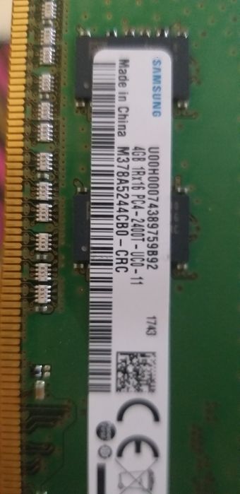 4Gb DDR4 Samsung