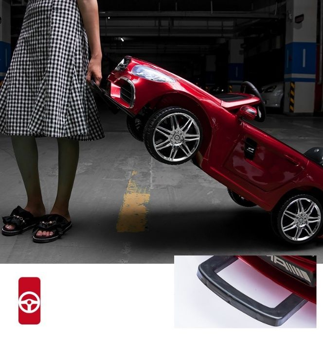 Акумулаторна кола Mercedes SL65 AMG 12V батерия,MP3, MP4, с меки гуми