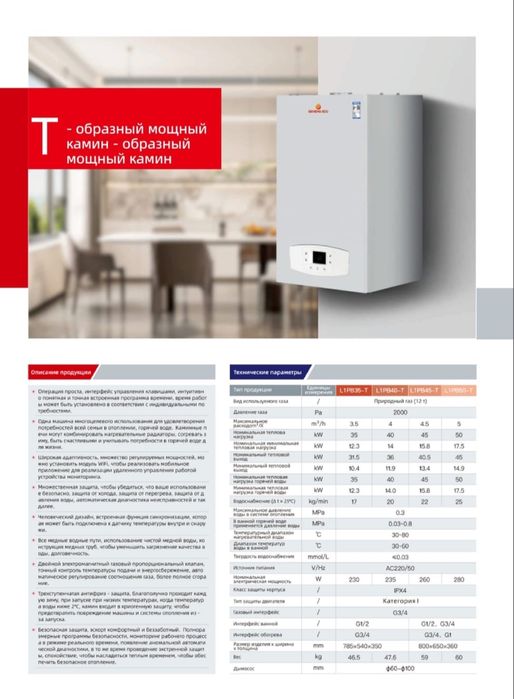 Газовый кател, печь