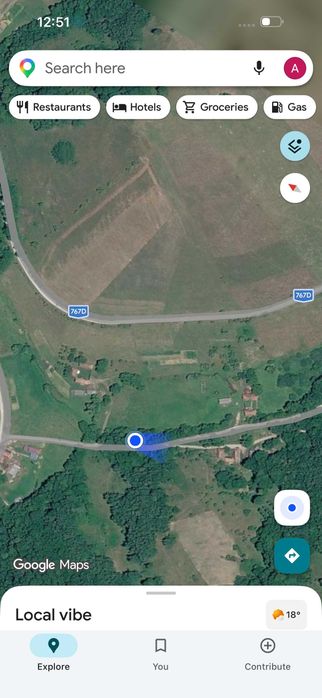 Teren intravilan de vanzare comuna Astileu sat Calatea 1.183 mp