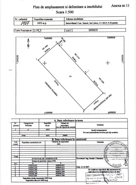 OCAZIE! Teren Intravilan Lilieci, Ialomița – Deschidere la DN2 | Ideal Casă, Hală sau Depozit