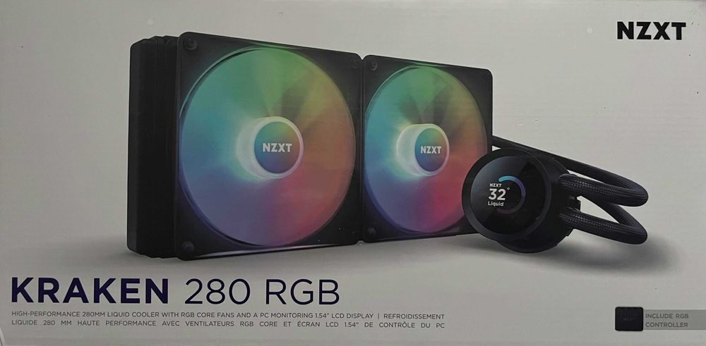 Cooler CPU NZXT Kraken 280 RGB Black Gaming