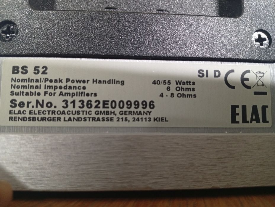 Тонколони ELAC BS-52