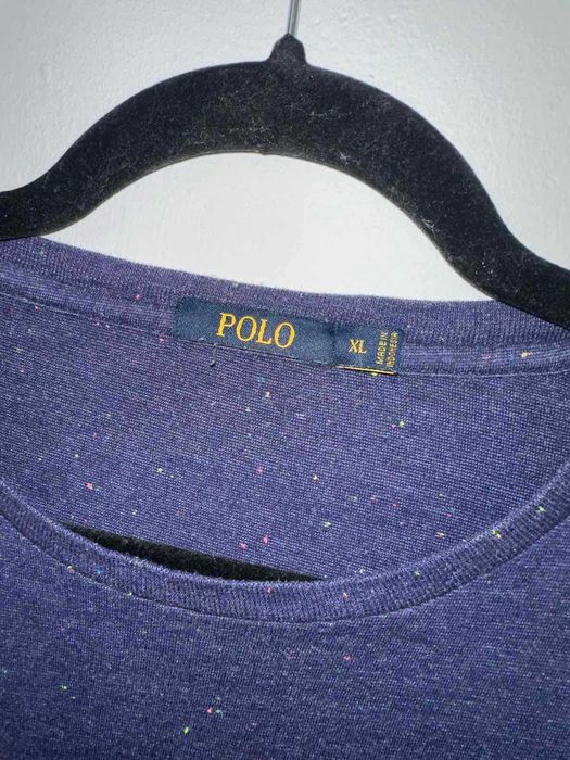 Оригинална зелена Polo тениска Ralph Lauren Sport - Размер S