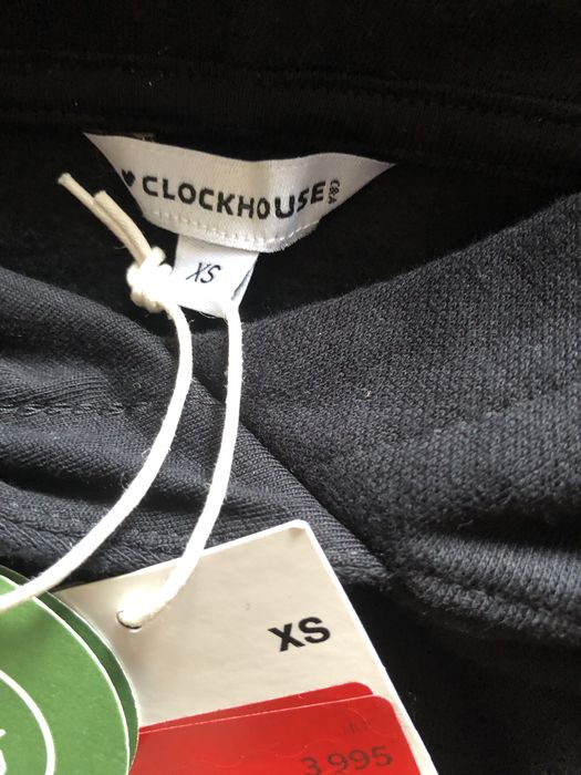 Hanorac negru bumbac C&A