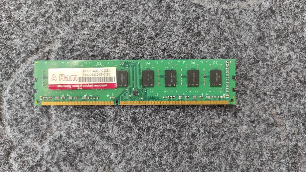 Оперативная память, DDR3 4GB, 1333Mhz