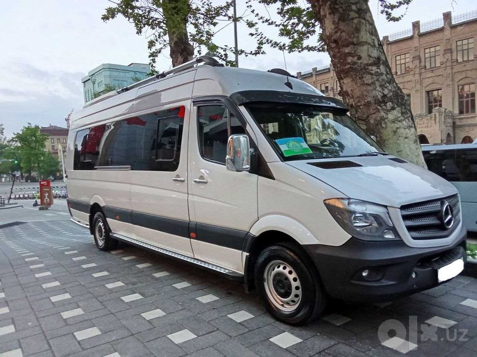 Oq Mercedes-Benz Sprinter haydovchi bilan | Transfer | Guruhli safarla