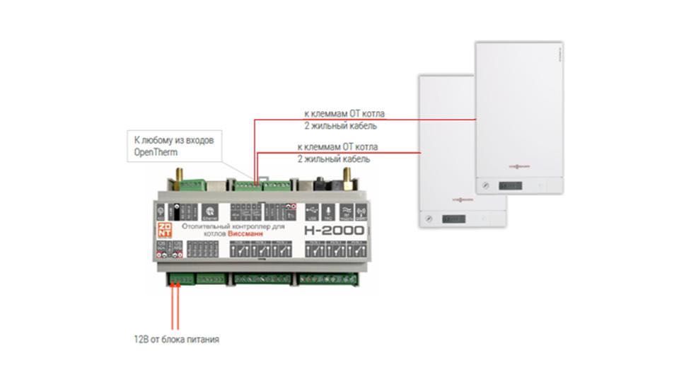 Каскад котлов отопления