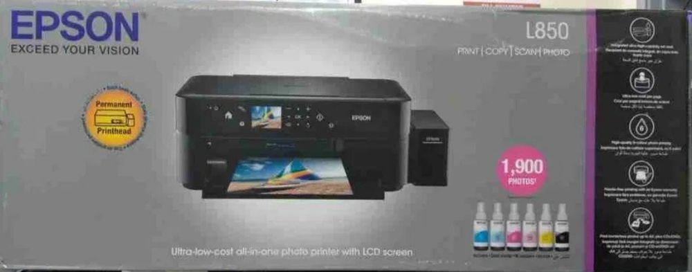 Epson L850 принтер масла янги коробка очилмаган