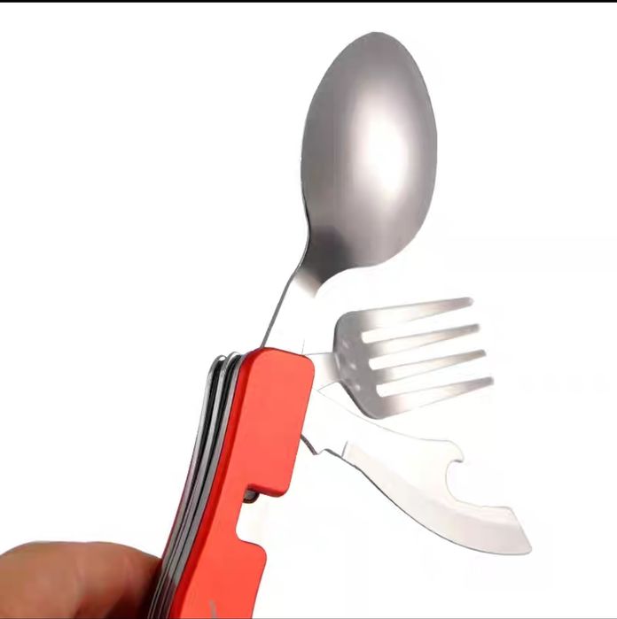 Наборы ложка вилка и ножки для кемпинг