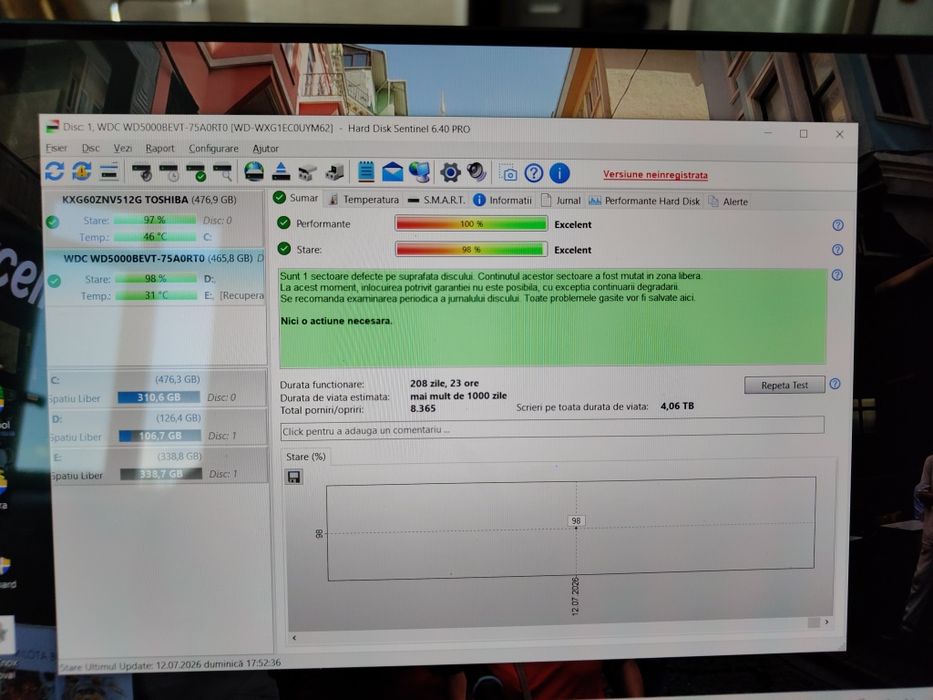 Hard Western digital 500Gb