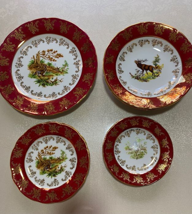 Продаются тарелки из серии «Охота»