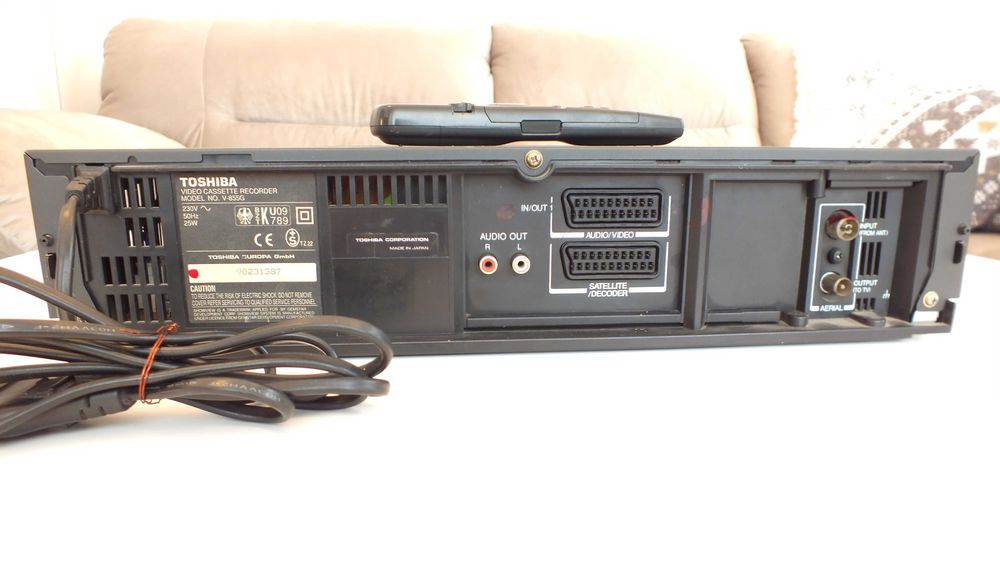 Videorecorder Toshiba V-855G 7 Heads Hi-Fi, Orion Twin Tape TT-112.
