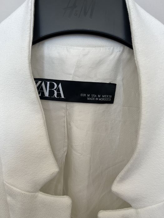 Пролетно сако/ палто в бял цвят