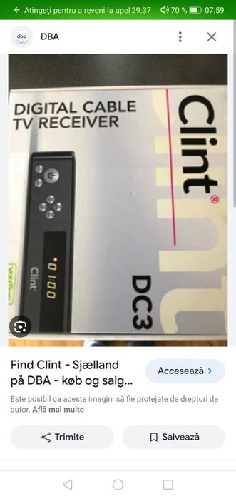 Vând tuner tv decodor clint DC3