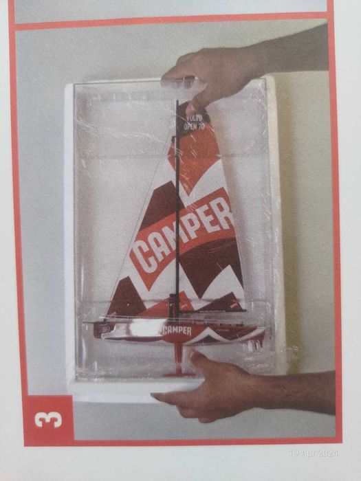 Рядък макет на ветроходна яхта „Camper“ – Volvo Ocean Race 2011-2012