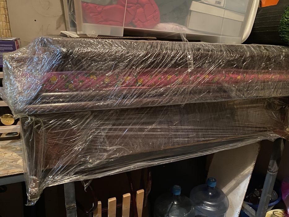 Детская кроватка, красный дуб