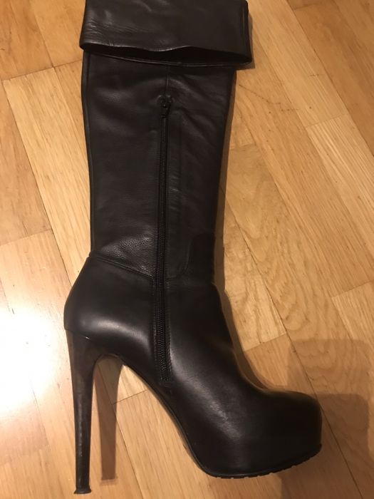 Cizme piele Musette- peste genunchi